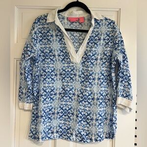 Isaac Mizrahi Linen Tunic Top